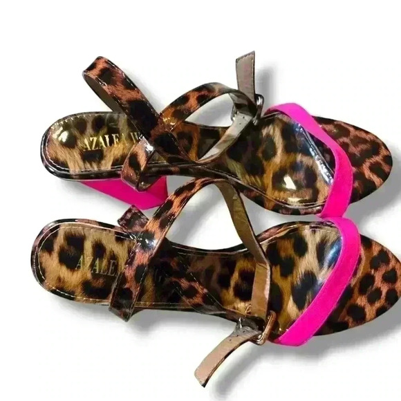 Azalea Wang Katelyn Strappy Heeled Sandals Size 8.5 - Picture 6 of 7
